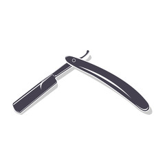Straight razor monochrome