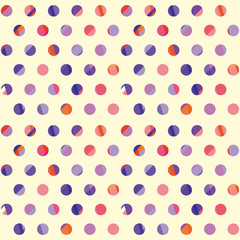 concept modern polka dot seamless pattern, surface design for background, fabric, wallpaper. geometry dots repeatable motif vector illustration