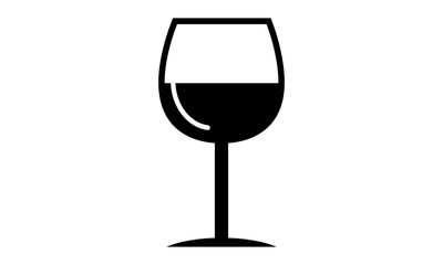 Pictogram - Wine, Red wine glass, - Object, Icon, Symbol