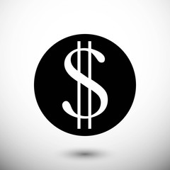 money icon stock vector illustration flat design