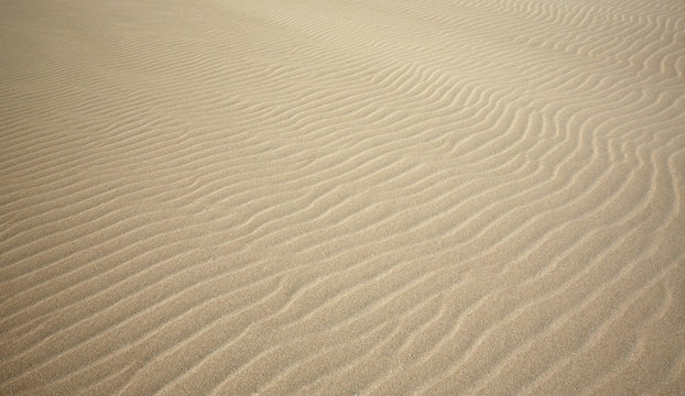 Dessin sur le sable des dunes