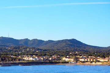 Fototapeta premium Coast, Six-Fours-les-Plage, France