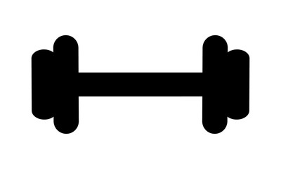 Pictogram - Bar-Bell, Barbell, Gym - Object, Icon, Symbol