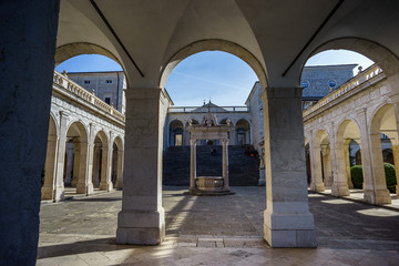 Fototapeta premium Benedictine Abbey -Montecassino in Italy
