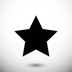 star icon stock vector illustration flat design
