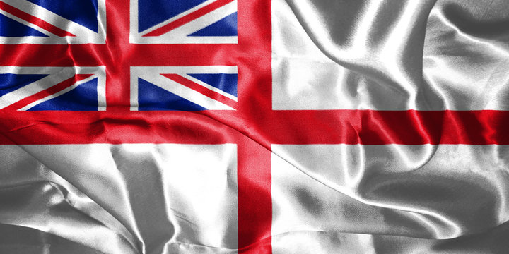Variant Flag of the United Kingdom of Great Britain and Northern Ireland 3D illustration