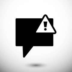 alert icon stock vector illustration flat design