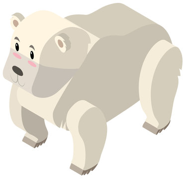 3D design for polar bear