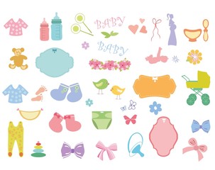 New born baby elements