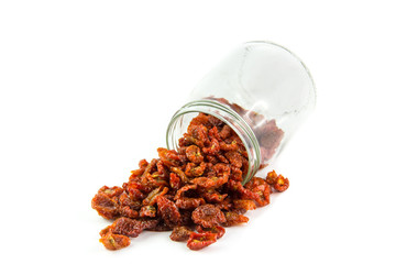 Pomodori essiccati in barattolo