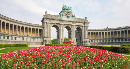Brussel - Jubelpark in de Europese wijk