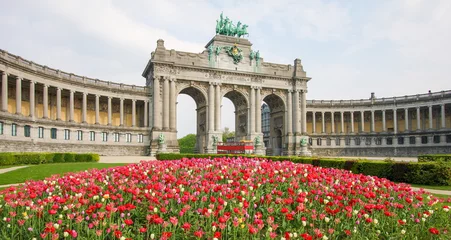Fotobehang Brussel Brussel - Jubelpark in de Europese wijk