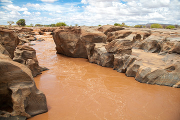 Fleuve Galana au Kenya
