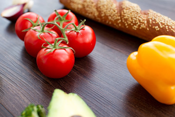 Ingredients for cooking.