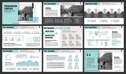 Elements for and presentation templates.