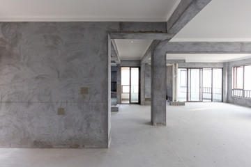 interior of new blank apartment