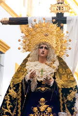 La Semana Santa Procession in Spain, Andalucia, Seville.