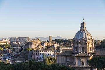 Fototapeta na wymiar Overview of Rome, Italy