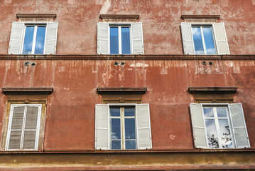 Old classic building in Rome, Italy