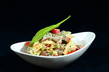 Appetizing salad.