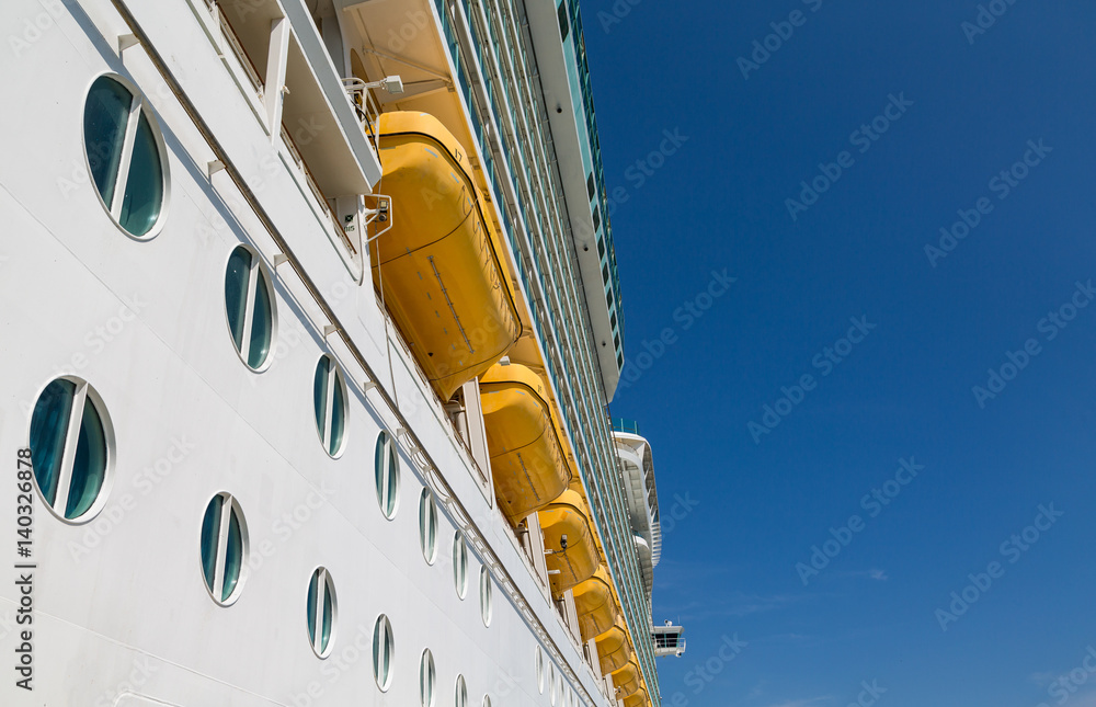 Poster Portholes Under LIfeboats