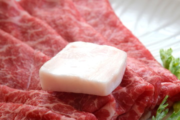牛肉と牛脂