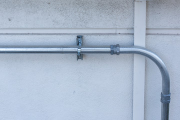 Electric wires installation in pipes