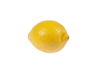 Lemon on white isolated background