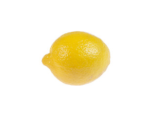 Lemon on white isolated background