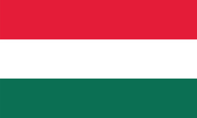 Obraz premium Niesamowita flaga Węgier