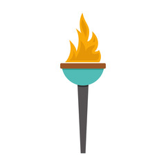 Burning torch icon.