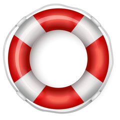 Life Saver on White