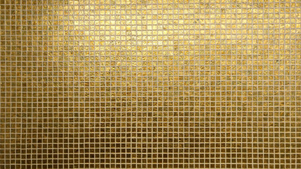 golden tiles pattern