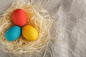 Easter Eggs. Sunday. Easter. Happy Holidays. Christian holiday. Religion. Tradition. Easter background.