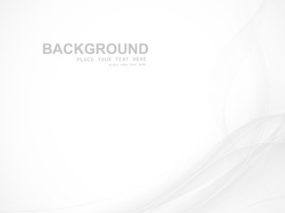 abstract white background with waves