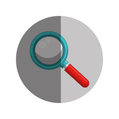 search magnifying glass icon vector illustration design