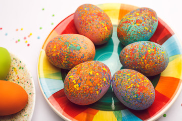 Easter Eggs. Sunday. Easter. Happy Holidays. Christian holiday. Religion. Tradition. Easter background.