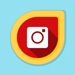 Photo Camera button illustration