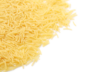 Pasta isolated on a white background
