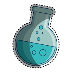 tube test glass isolated icon vector illustration design