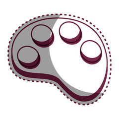 paint pallette isolated icon vector illustration design