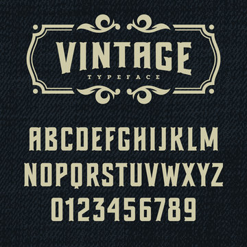 Vintage font 002