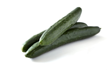 green cucumber vegetable fruits