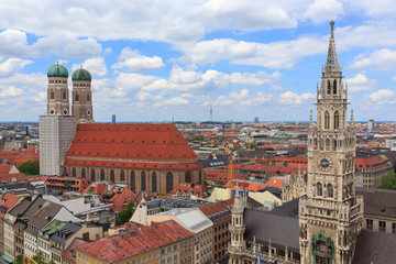 Town Hall in Marienplatz, Munich, Germany