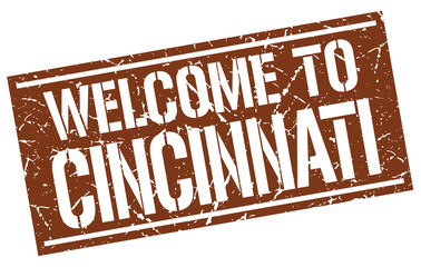 welcome to Cincinnati stamp