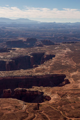 Grand view point in the Monument Basin in Canyonlands, Utah, USA