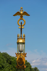 Fototapeta na wymiar St.Petersburg historical street lantern