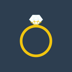 Engagement ring illustration