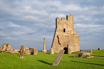 Photo sur Plexiglas Rudnes Remains of the north tower gateway at Aberystwyth Castle.
