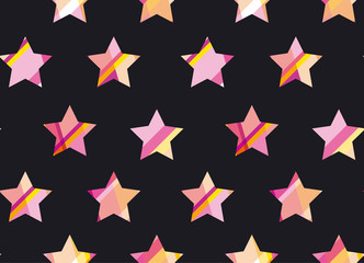 modern polka dot seamless pattern, concept surface design for background, fabric, wallpaper. geometry dots repeatable motif fun vector illustration on black background